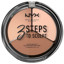 NYX Professional Makeup 3 Steps To Sculpt Fair 5 g arcpirosító, bronzosító