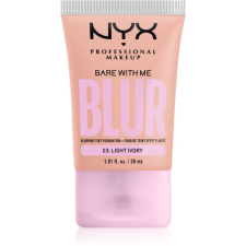 NYX Professional Makeup Bare With Me Blur Tint hidratáló alapozó árnyalat 03 Light Ivory 30 ml smink alapozó