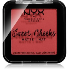 NYX Professional Makeup Sweet Cheeks Blush Matte arcpirosító árnyalat CITRINE ROSE 5 g arcpirosító, bronzosító