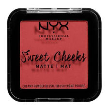 NYX Professional Makeup Sweet Cheeks Matte pirosító 5 g nőknek Citrine Rose arcpirosító, bronzosító