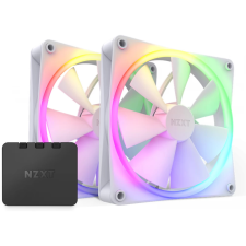 NZXT F140 RGB Twin Pack fehér 2 darabos szett vezérlővel hűtés