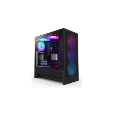 NZXT H5 Flow RGB Midi Tower Black számítógép ház