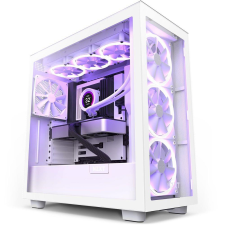 NZXT H7 Elite 2023 Tempered Glass White számítógép ház