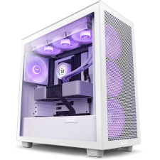 NZXT H7 Flow RGB fehér számítógép ház