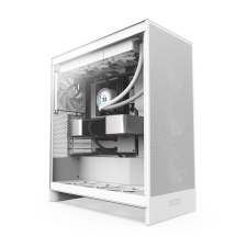 NZXT NZXT H7 Flow (2024) Tempered Glass Matte White számítógép ház
