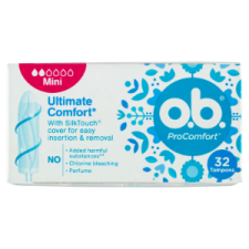 O.B. ProComfort Mini tampon 32 db intim higiénia