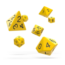 Oakie Doakie kocka - RPG készlet Solid - Sárga (7 db) társasjáték