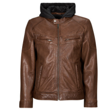 OAKWOOD Bőrkabátok  DRIVE 2 (nylon hood) Barna EU M férfi kabát, dzseki