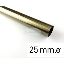 Óarany színű fém karnisrúd 25 mm átmérőjű karnis, függönyrúd