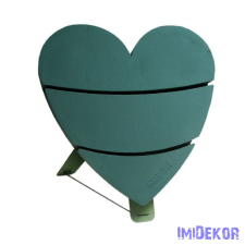 Oasis Bioline Deco szív kitámasztós tűzőhab 60 cm - Teli dekorációs kellék