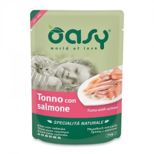  Oasy Cat Alutasak Natural Tuna &amp; Salmon 70g macskaeledel