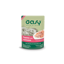 Oasy Cat Alutasak Natural Tuna&Salmon 70g macskaeledel