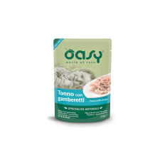 Oasy Cat Alutasak Natural Tuna&Shrimp 70g macskaeledel