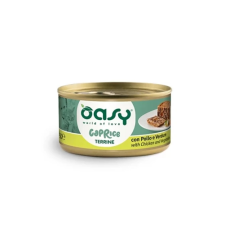 Oasy Cat Konzerv Caprice Terrine Chicken-Vegetables- csirkehús zöldség 85g macskaeledel