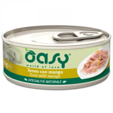  Oasy Cat Konzerv Natural Tuna &amp; Mango 70g macskaeledel