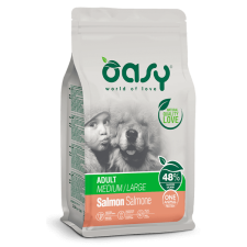 Oasy Dog OAP Adult Medium/Large Salmon 2,5kg kutyaeledel
