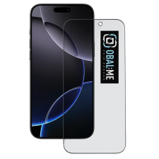 OBAL:ME 5D Apple iPhone 17 Pro Max kijelzővédő üvegfólia, fekete mobiltelefon kellék