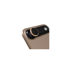 OBAL:ME Apple iPhone 17 Air tempered glass kamera védő üvegfólia, arany mobiltelefon kellék