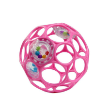  Oball játék RATTLE 10cm dark pink 0hó+ egyéb bébijáték