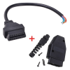  OBD2 16pin szerelhető kábel adapter