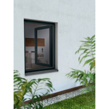  OBI alumínium keretes szúnyogháló, ablak, 100 cm x 120 cm, antracit szúnyogháló