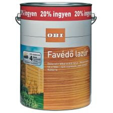 OBI favédő lazúr Szürke 6 l favédőszer és lazúr