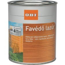 OBI favédő vékonylazúr, oldószeres, fenyőzöld, 2,5 l favédőszer és lazúr