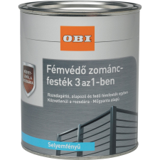 OBI fémvédő zománcfesték, 3 az 1-ben, fehér, selyemfényű, 750 ml zománcfesték