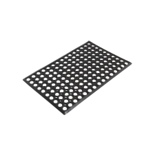 OBI lábtörlő gumigyűrűs 50 cm x 80 cm fekete lakástextília