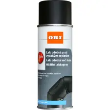 OBI lakkspray hőálló matt fekete 400 ml zománcfesték