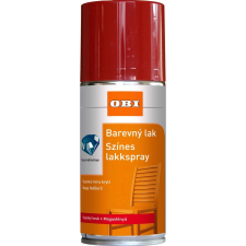 OBI lakkspray színes magas selyemfényűényű tűzpiros 150 ml aeroszolos termék