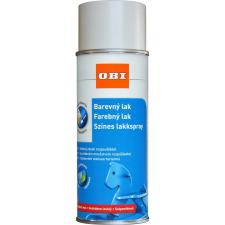 OBI lakkspray vizes bázisú színes selyemfényű tisztafehér 400 ml aeroszolos termék