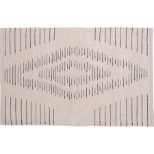 OBI pamut szőnyeg mintás bézs-fekete 60 cm x 90 cm lakástextília