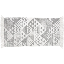 OBI pamut szőnyeg mintás fehér-szürke 60 cm x 90 cm lakástextília