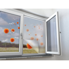  OBI pollenvédő háló ablakra, 110 cm x 130 cm, antracit szúnyogháló