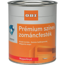 OBI Premium színes zománcfesték oldószeres repcesárga, magasfényű, 375 ml zománcfesték