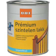 OBI Premium színtelen lakk, színtelen, selyemfényű, 750 ml lakk, faolaj