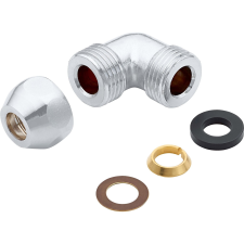 OBI préscsavarzat 10 mm könyök 21 mm (R 1/2) csaptelep