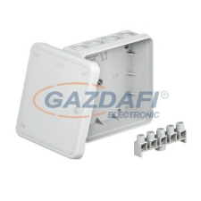 OBO 2000382 A 14 5 Leágazódoboz sorkapocsléccel 100x100x38mm világosszürke IP55 polietilén villanyszerelés
