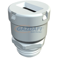 OBO 2013002 106 FL M20 8 19 Tömszelence Szalagkábelhez M20 kőszürke IP31 polietilén villanyszerelés