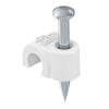 OBO 2226111 2014 40 RW Iso Nagel-Clip 14mm, L40 hófehér polipropilén