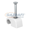 OBO 2228688 2025 25 RW Haft Clip 4-7mm, L25 hófehér polipropilén