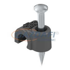 OBO 2232170 2008 25 SW Iso Nagel-Clip 8mm, L25 fekete polipropilén villanyszerelés