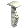 OBO 2351412 910 STP 6x30 Dübel gombafejjel 6x30mm szürkésfehér poliamid