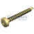 OBO 3195074 4758 3.5x45 Golden-Sprint Csavar D-fejű, +/- horonnyal 3,5x45mm acél galvanikusan horganyzott, sárgára passziválva