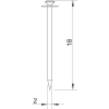 OBO 3360180 500 18 Impu Acélszeg edzett 2x18mm acél felületkezelés nélkül