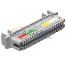 OBO 5084008 LSA-A-LEI Csatlakozóléc 10 dupla ér LSA Plus-hoz szürke villanyszerelés