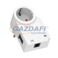 OBO 5092824 FC-TAE-D Túlfeszültség Levezető Finecontroller telefonvédelemmel, 230V hófehér villanyszerelés