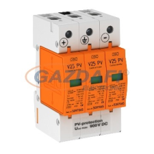 OBO 5097447 V25-B+C 3-PH900 Combicontroller V25 hárompólusú, napelemes rendszerh, 900V villanyszerelés