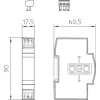OBO 5097939 VF2-230-AC/DC-FS Túlfeszültség-Levezető , 230V AC